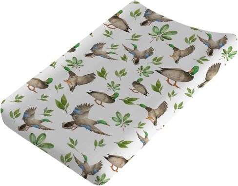 Watercolor Farm Birds Ducks Eggs Baby Changing Pad Cover Sheets for Boy Girl 32''x16'' Farm Animals Unisex Fitted Changing Table Sheets Comfort Soft Breathable Nursery Change Table Mats in Kuwait