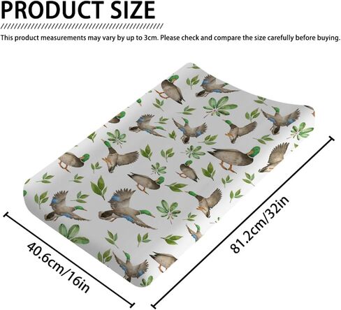 Watercolor Farm Birds Ducks Eggs Baby Changing Pad Cover Sheets for Boy Girl 32''x16'' Farm Animals Unisex Fitted Changing Table Sheets Comfort Soft Breathable Nursery Change Table Mats in Kuwait