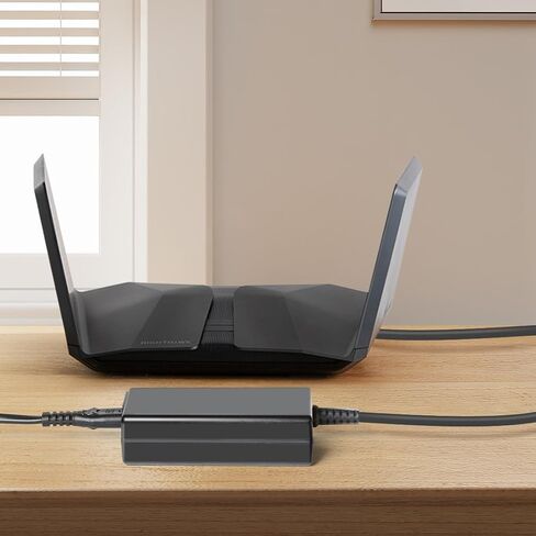 19V RAXE500 RBKE963 Wifi 6E Router محول سلك الطاقة متوافق مع Netgear Orbi Quad-Band WiFi 6E Mesh System AXE11000 RBKE963B RBKE964 RBKE964B Orbi 960 Series Nighthawk Router Charger in Saudi Arabia