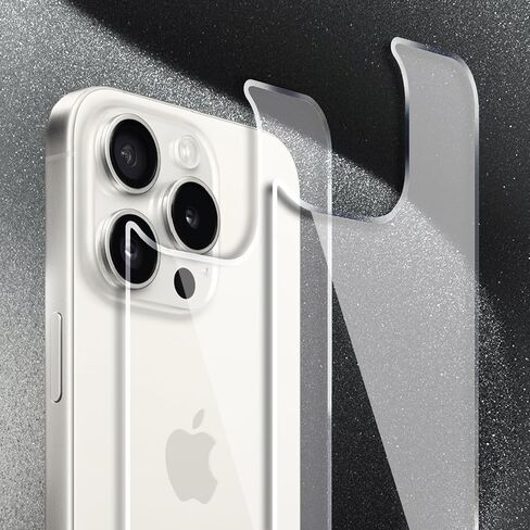for iPhone 15 Pro Max Back Glass Screen Protector, (2-Pack) iPhone 15 Pro Max Back Glass Protector Rear Tempered Glass Crystal Clear for iPhone 15 Pro Max (6.7 inch) in Saudi Arabia
