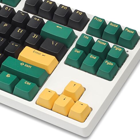 Happy Balls Keycaps Doubleshot PBT Keycap Set Custom OEM Profile Cherry MX Keyset for 61 63 64 66 68 84 87 96 100 104 108 MX Switches لوحات المفاتيح الميكانيكية (مجموعة مفاتيح المريخ) in Saudi Arabia