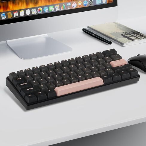 Happy Balls Keycaps Doubleshot PBT Keycap Set Custom OEM Profile Cherry MX Keyset for 61 63 64 66 68 84 87 96 100 104 108 MX Switches لوحات المفاتيح الميكانيكية (مجموعة مفاتيح المريخ) in Saudi Arabia