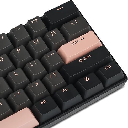 Happy Balls Keycaps Doubleshot PBT Keycap Set Custom OEM Profile Cherry MX Keyset for 61 63 64 66 68 84 87 96 100 104 108 MX Switches لوحات المفاتيح الميكانيكية (مجموعة مفاتيح المريخ) in Saudi Arabia