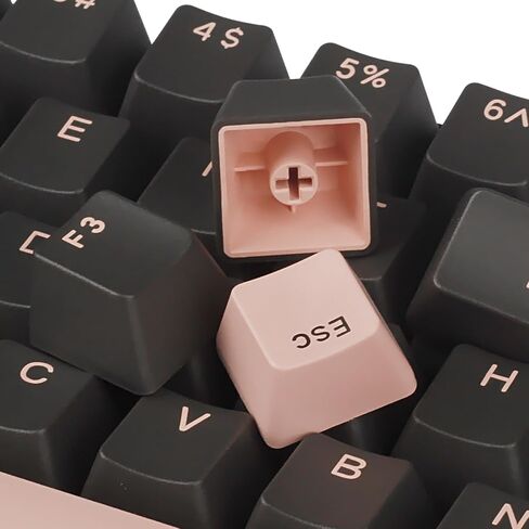 Happy Balls Keycaps Doubleshot PBT Keycap Set Custom OEM Profile Cherry MX Keyset for 61 63 64 66 68 84 87 96 100 104 108 MX Switches لوحات المفاتيح الميكانيكية (مجموعة مفاتيح المريخ) in Saudi Arabia