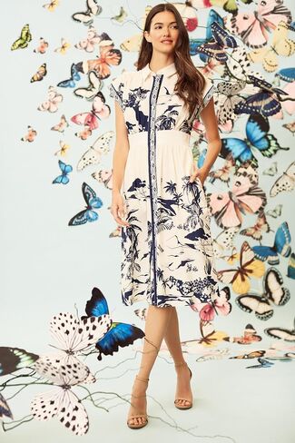 Maggy London Collared Neck Button Multi Occasion Dresses for Women in Saudi Arabia