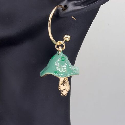 Cute Mushroom Dangle Drop Earrings for Women Girls,Creative 3D Simulation Lightweight Mushroom Earrings Funny Food Vegetable Earrings Jewelry Gifts in Saudi Arabia