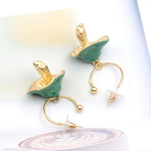 Cute Mushroom Dangle Drop Earrings for Women Girls,Creative 3D Simulation Lightweight Mushroom Earrings Funny Food Vegetable Earrings Jewelry Gifts in Saudi Arabia