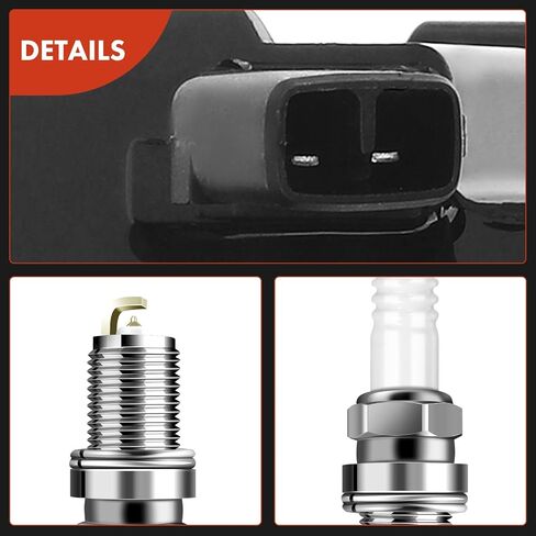 A-Premium Set of 3 Ignition Coil Pack and Iridium Spark Plugs Compatible with Lexus GS300 IS300 2001-2005 & Toyota Supra 1998, L6 3.0L in Saudi Arabia