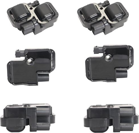 Set of 6 Ignition Coil with 12 Iridium Spark Plug and Wire, fits for Mercedes-Benz C240/C280/C320/CL500/CLK500/E320/E430/G500/ML320/ML350/ML500/R500/S430/SL500 98-07,fits for Chrysler Crossfire 04-08 in Saudi Arabia