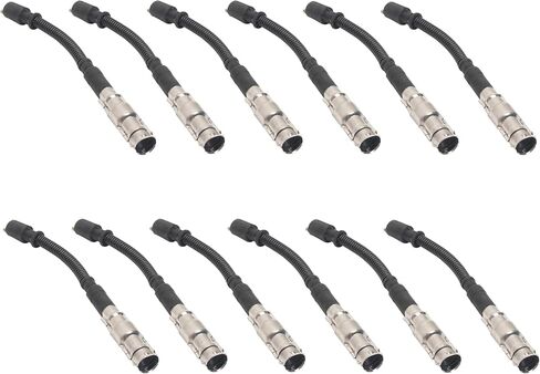 Set of 6 Ignition Coil with 12 Iridium Spark Plug and Wire, fits for Mercedes-Benz C240/C280/C320/CL500/CLK500/E320/E430/G500/ML320/ML350/ML500/R500/S430/SL500 98-07,fits for Chrysler Crossfire 04-08 in Saudi Arabia