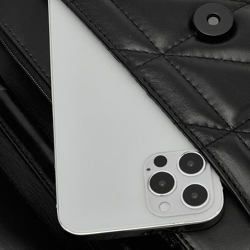 دوريس اند جاكي حقائب كتف جلدية صغيرة للنساء حقائب سفر أنيقة مبطنة عبر الجسم مع سلسلة معدنية in Kuwait