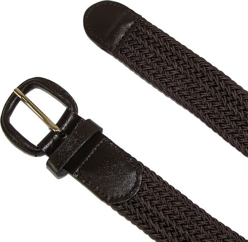 حزام مضفر مرن للرجال من CTM® مع إبزيم مغطى (عبوة من قطعتين) in Saudi Arabia