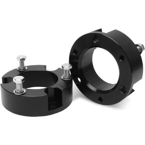Front Leveling Lift Kit Forged Billet Aluminum Strut Spacers Compatible for Toyota Tacoma 2005-2019 4Runner 2003-2019 FJ Cruiser 2007-2015 (3'')