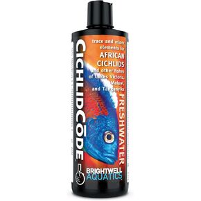 Brightwell Aquatics CichlidCode - Trace and Minor Elements for African Cichlids and Fish of Lakes Victoria, Malawi, and Tanganyika, 125 ml