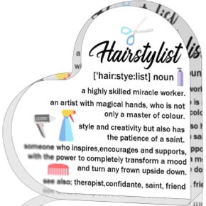 Speech & Language Therapist Gift for Women Men,Inspirational Gifts for Women,Thank You Gifts for Speech & Language Therapist,Heart Shaped Acrylic Desk Decorative Sign for Home Office