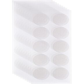Ear Patches Penta Angel 100Pcs Heavy Large Earring Support Pads Lifts Protector Ear Lobe Stabilizer for Women Long Time Wearing (100)