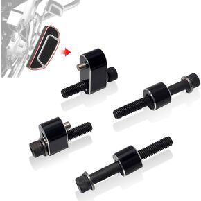 Driver Floorboard Spacers,3/4" Driver Floorboard Extension Kit for Harley Touring 2009-2024,for CVO Electra Glide Road Glide Road King Revival FLH Street Glide Tri Glide Ultra Classic,Black