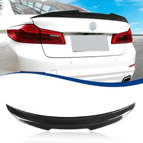 Real Carbon Fiber E60 Spoiler PSM-Style Compatible with (2004-2010) 5-Series E60 M5 Sedan