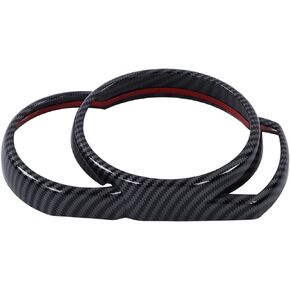 Car Dashboard Cover Trims, Carbon Fiber Dashboard Panel Frame Cover Trim for Cooper Hatchback F54 F55 F56 F57
