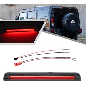 H2 LED Third Brake Light for Hummer H2 2003 2004 2005 2006 2007 2008 2009 3rd Brake Lights H2 Rear Center High Mount Stop Lamp Smoked Lens