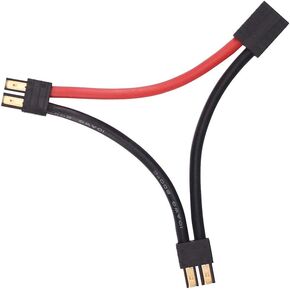 BDHI 1pc Compatible with TRX Series Connector with 10awg Wire/Series Battery Adapter for Losi/E-Flite(B165-1)