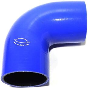 LTI Universal 4-Ply Reinforced High Performance Inner Diameter 3" 90 Degree Elbow Silicone Hose Coupler 76mm (3" BLUE)
