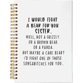 Soul Sister Gifts Notebook, Soul Sister Gifts for Women, Bestie Gifts, BFF Gifts, Friendship Gifts for Women Friends, Soul Sister Definition Journal, Spiral Notebook 5.5x8.3