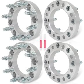 ECCPP 4PCS 8x6.5 to 8x170 Wheel Adapters Lug Centric 1.5" 8 Lug 9/16" 126mm hub bore Compatible with for Ram 3500 1995-1996 1998-1999 2003-2006 2010 for E-250 Econoline 1992-1993 1995-1996 1998-1999 in Kuwait
