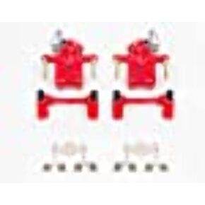Power Stop Rear S2000 Pair of High-Temp Red Powder Coated Calipers