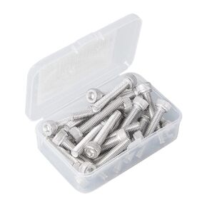 M5 x 16mm Socket Head Cap Screws Bolts Stainless Steel 304 Metric Machine Hex Socket Screw, Allen Hex Drive, Fully Thread, 50PCS