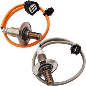 2Pcs 234-9123 234-4445 Upstream Air Fuel Ratio Downstream O2 Oxygen Sensor for Subaru Impreza 06-11 Legacy Outback 06-09 Forester 06-10, for Saab 9-2X 2.5L-H4 2006