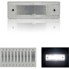 Reflector 150X50mm Self Adhesive Rectangle Safety Waterproof Stick on for Driveway Mailbox Trailer