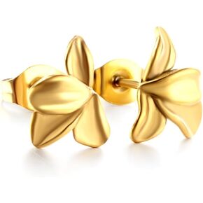 Gold Plated Stainless Steel Earring