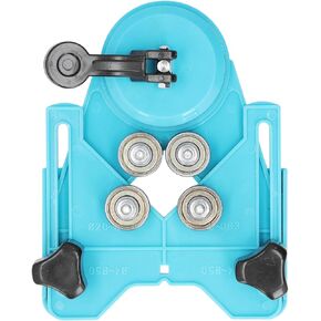 Drilling Locator, 4-83mm / 0.16-3.27in Adjustable Drill Bit Hole Saw Guide with Vacuum Base Sucker for Tile Glass Marble
