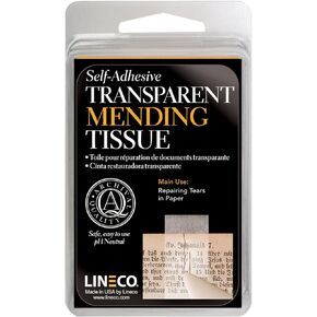 Lineco Transparent Mending Tissue 1/2 in. x 12 ft. roll