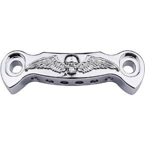 Guyker Guitar Bridge Stop Bar Tailpiece Skeleton Wings with Studs Replacement for EPI LP SG Style Electric Guitar(GS009, black)