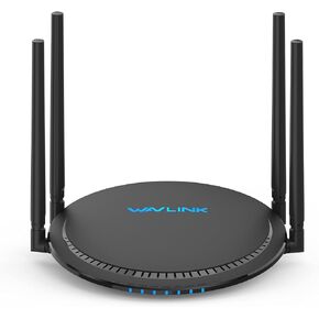 WAVLINK WiFi 6 Router,AX1800 Wireless Router, Dual Band Gigabit WiFi Internet up to 1,500 sq. ft and 64+ Devices, Router, TouchLink, Parental Control, QoS,for Home in Kuwait