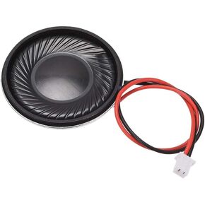 Uxcell 1W 8 Ohm DIY مكبر صوت مغناطيسي 28 مم شكل دائري بديل مكبر الصوت مع PH2.0/1.25mm-2P خط طرفي للإلكترونيات