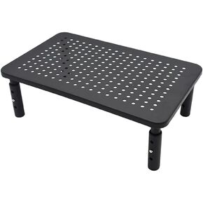Monitor Stand Riser,Desktop Laptop Computer Holder,3 Height Adjustable Monitor Stand with Vented Platform for Computer, Laptop, Printer, Notebook