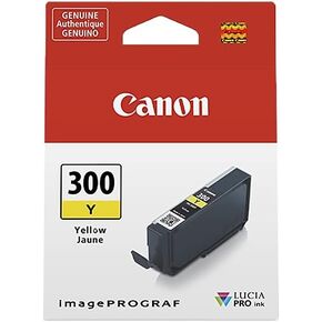 Canon PFI-300 Lucia PRO Ink, Yellow, Compatible to imagePROGRAF PRO-300 Printer