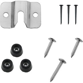 Dartboard Mounting Bracket 2Sets Wall Bracket with Pads and Screws for Hanging Dartboard