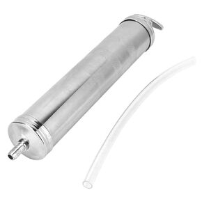 500cc Suction Gun Grease Fuel Grease Gun Oil Fluid Suction Aluminum Alloy Carbon Steel Oil Fluid Suction Transfer Hand Syringe Fluid Extractor Pump Suction Grease Gun