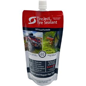 TireJect Tire Sealant Refill (10oz Pouch) - Flat Tire Repair - Fix & Prevent Flat Tires - ATV UTV SxS Lawn Mower Golf Cart Tractor