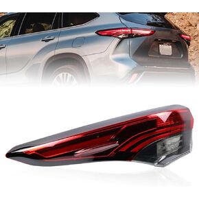 Tail Lights Assembly Rear Lamp Compatible With Highlander 2020 2021 2022 2023 Left Driver Side
