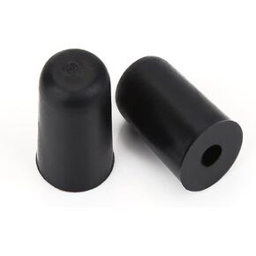 4Pcs Black Rubber Tip Endpin Non Slip Stringed End Pin for Instrument Protector