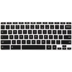 Keyboard Skin Compatible for 14" HP Chromebook 14-CA 14-AK 14-X G2 G3 G4 Series & HP Chromebook x360 11.6", HP Chromebook 11 G2, G3, G4, G5, G6 EE 11.6 inch (Not Compatible HP Chromebook G5 EE) (Black