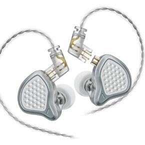 سماعات أذن R6 داخل الأذن HiFi سلكية مع ميكروفون 1BA 1DD Gaming IEM مع كابل قابل للفصل ثنائي الدبوس للموسيقيين DJ Singer Audiophile (3.5 مم) in Kuwait