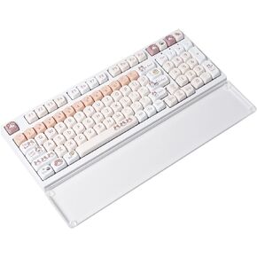 Acrylic Keyboard Wrist Rest Mechanical Keyboards Ergonomic Palm Rest for Computer Keyboard Anti-Slip Base Wrist Pad for Laptop (13 inch)