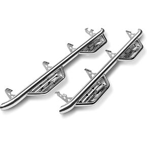 N-Fab Podium SS Steps for Jeep Wrangler JKU | Wheel-to-Wheel, Stainless Steel, Polished | HPJ0764-SS | Fits 2007-2018 Jeep Wrangler JKU 4 Door All, SRW Gas