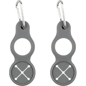 2PCS Bottled Water Clips with Towel Holder, Portable Two-Hole Mineral Water Bottle Clip Buckles for Backpack Bag Belt, Silicone Grip Water Bottle Hanging Hook Keychains for Hiking Camping